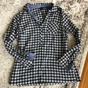Plaid Half-Button Super Soft Land’s End Flannel